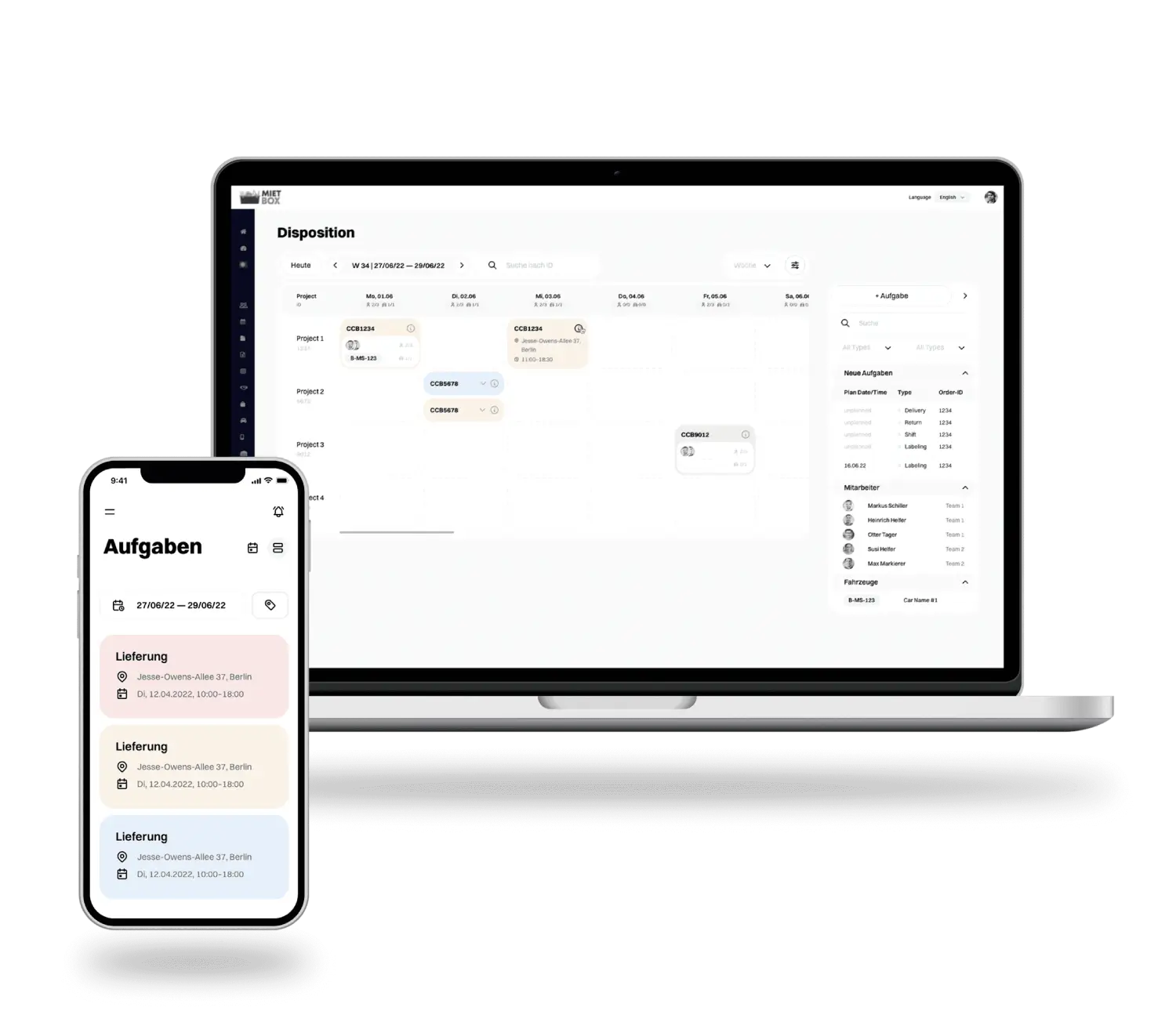 PlanProfi Webapp und Native App